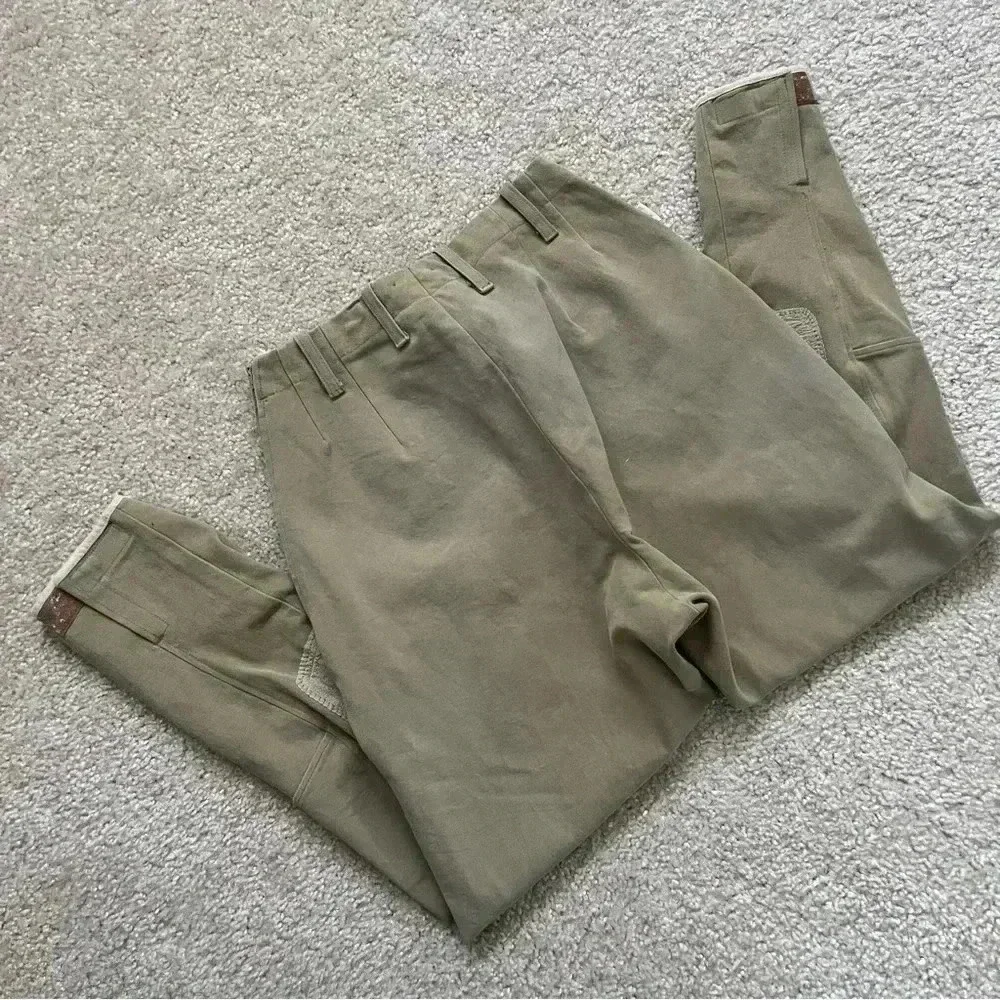 Pytchley Equestrian Riding Women’s Pants Green Size Medium Outdoor Horse